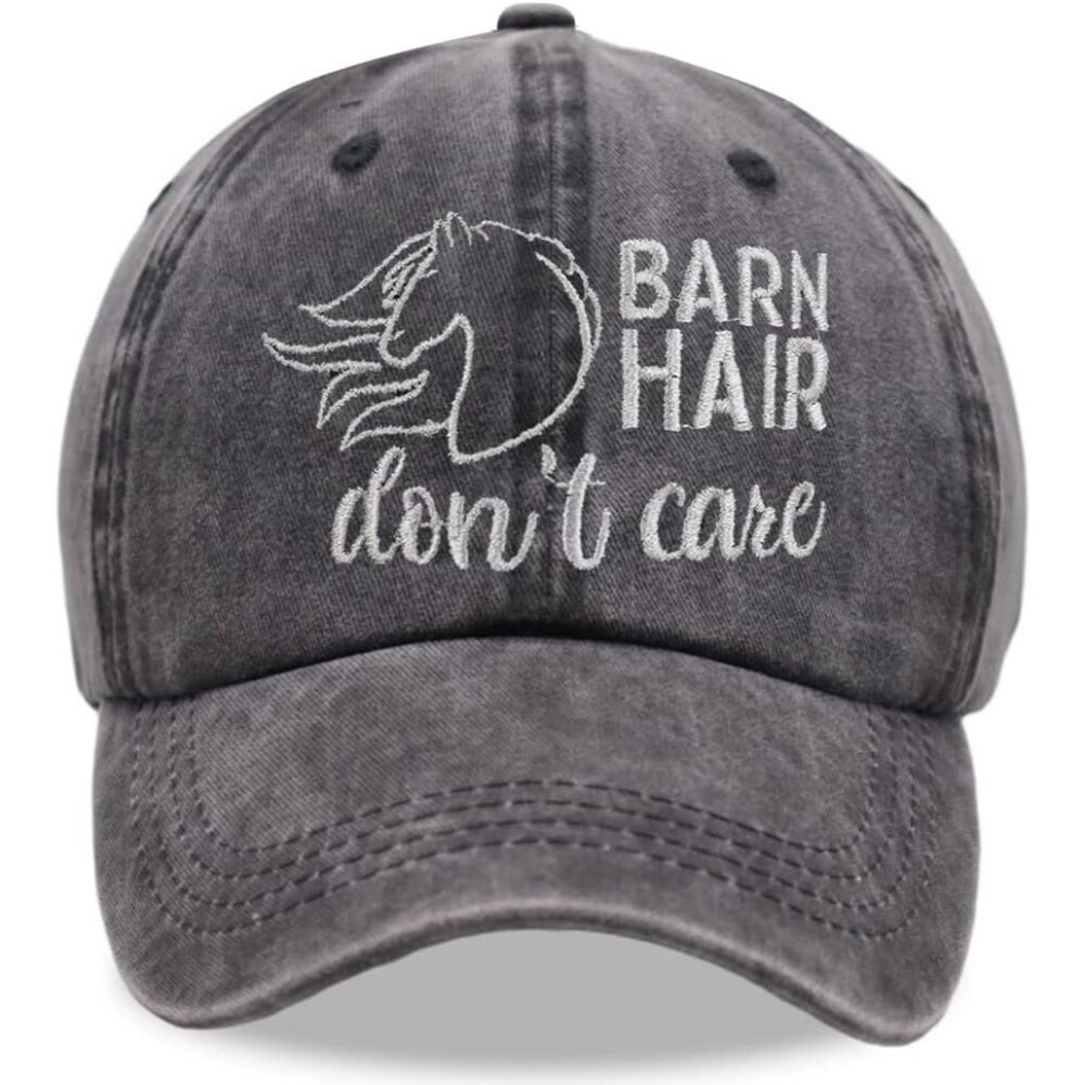 Embroidered Cotton Baseball Cap Adjustable Horse Horse Lovers Gift For Women Men